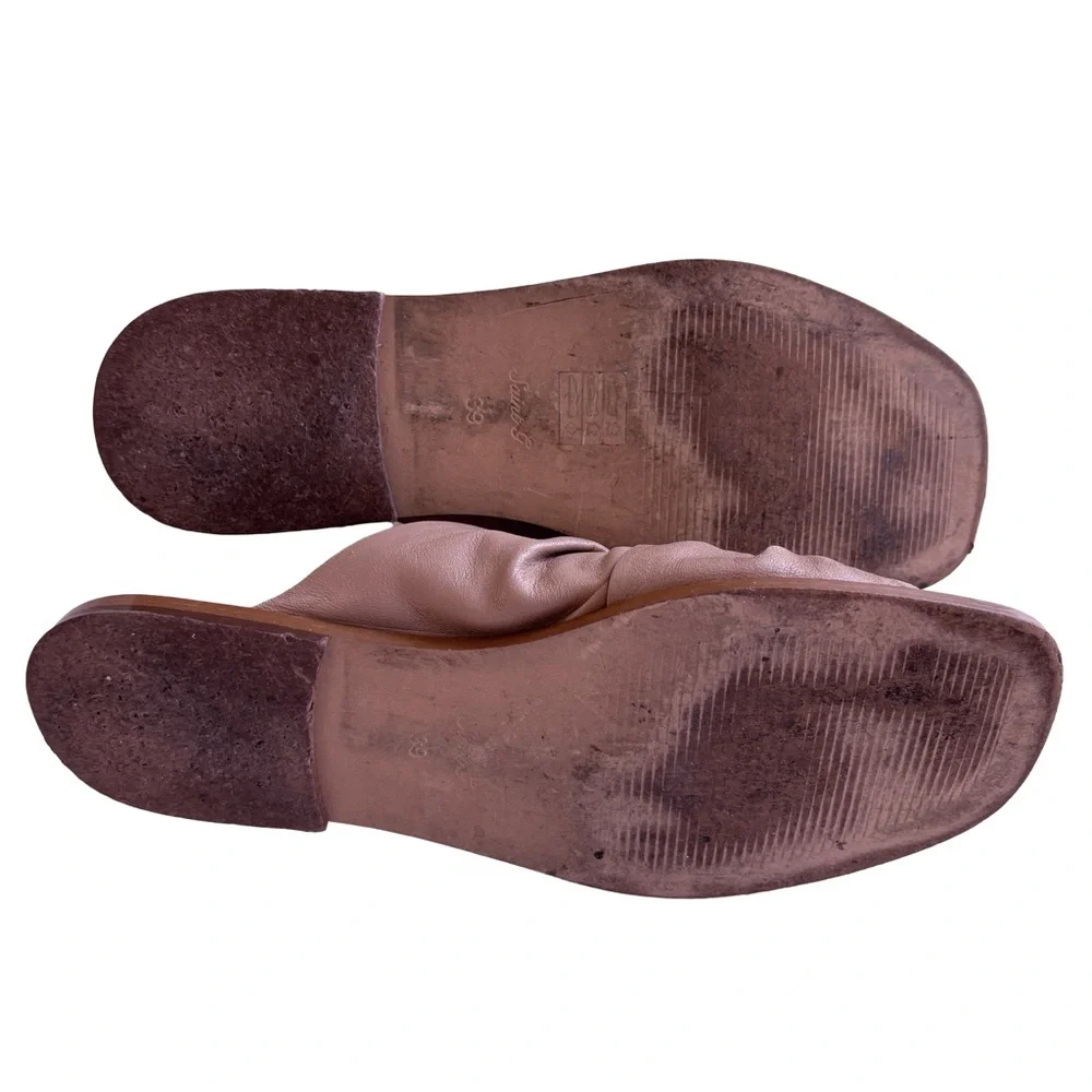 Saint G Women’s Tan Leather Sandals Sz 39